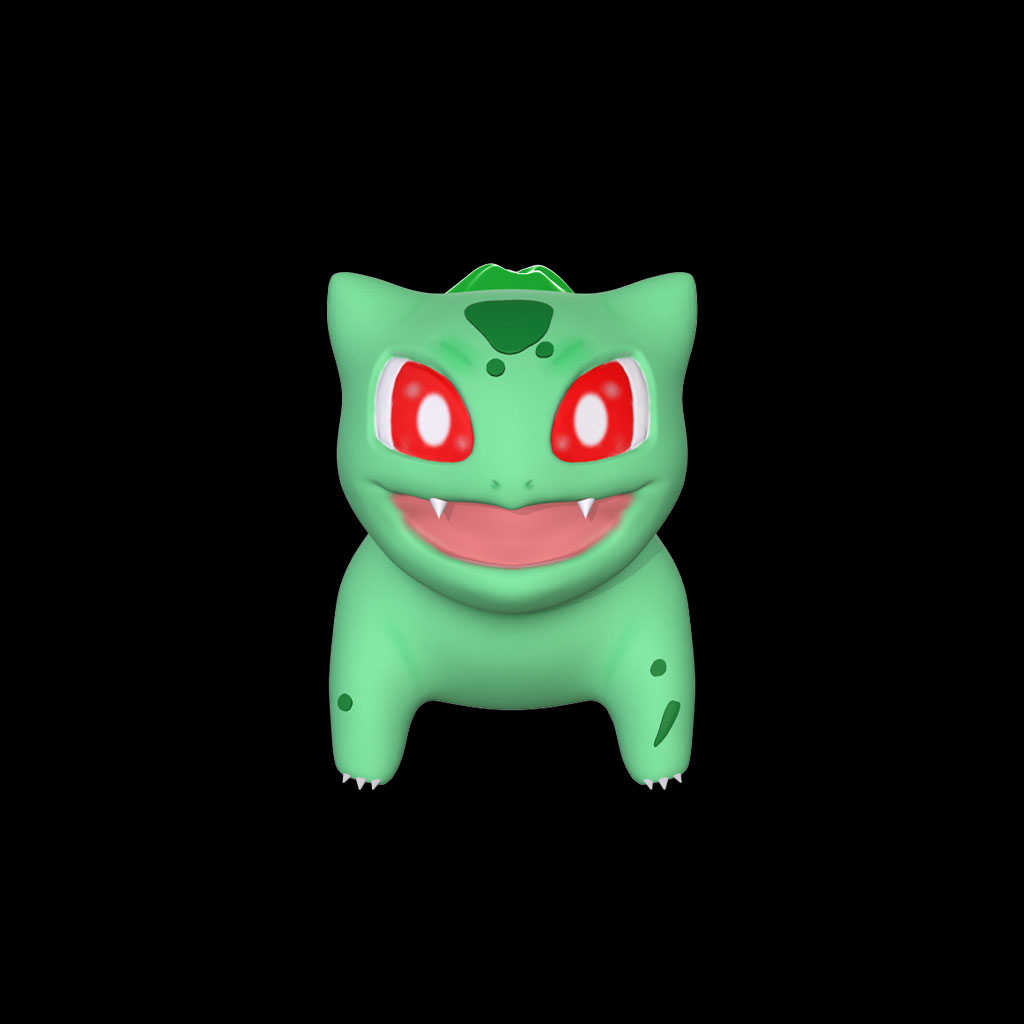 3d model of Bulbasaur